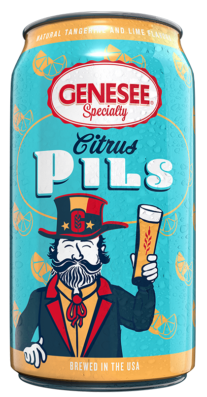 Genesee Citrus Pils can