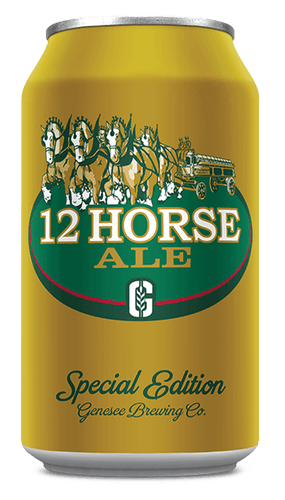 A can of Genesee 12 Horse Ale